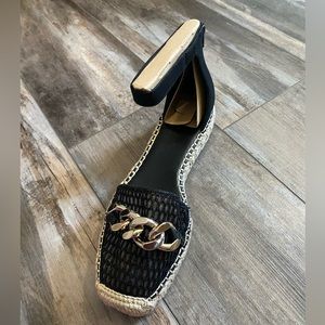 I.N.C. Black Glitter Espadrille
